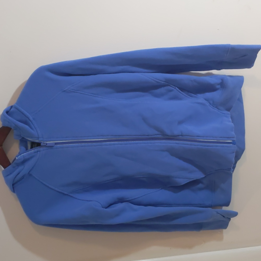 Blue Sweatshirt Jacket